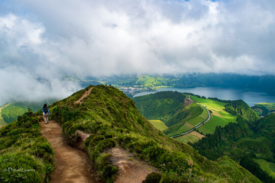 Miradouro da Grota do Inferno. Isla S&acirc;o Miguel, Azores.