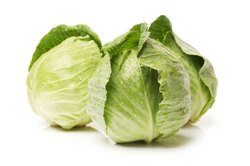 cabbage isolated on white background