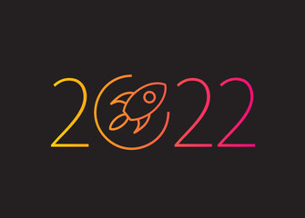 happy new year 2022 2022 with Rocket
