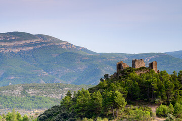 Fototapeta na wymiar Castillo de Chera, en la provincia de Valencia. Comunidad Valenciana. España. Europa