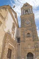 Fototapeta premium View of the Merced church in Osuna, Seville, Andalusia, Spain
