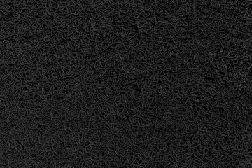 Black plastic doormat texture and background seamless
