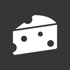 Cheese icon vector