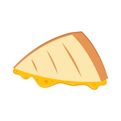 Sandwich cheese vector. Bread vector. wallpaper. background. Cheese stretch.