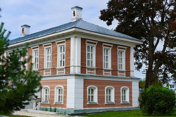 Church architecture of Murom, a city in Russia.