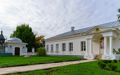 Church architecture of Murom, a city in Russia.