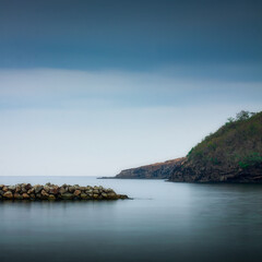 view of the coast of the sea