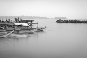 boats on the sea