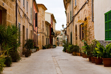 Fototapeta na wymiar Altstadt von Alcudia / Mallorca