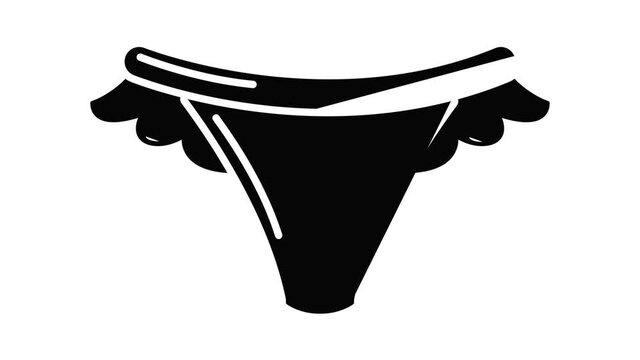 Underpants icon animation simple best object on white