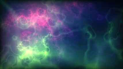 Fototapeta na wymiar Space Flight Into A Star Field In Galaxy Clouds And Lightning Nebula