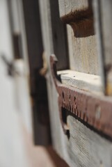 close up of an lock