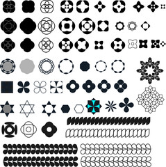 The pattern is used for continuous layout in many forms.geometric seamless patterns,seamless patterns,icons