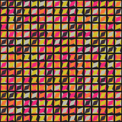 Abstract Geometric Pattern generative computational art illustration