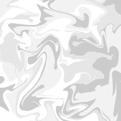 White Marble Ink Texture Pattern Abstract Background. Vector Illustration