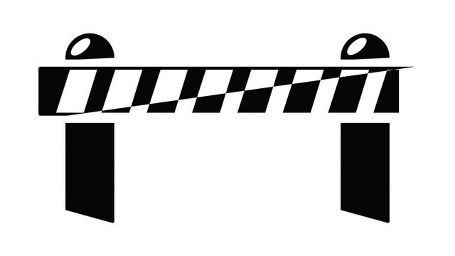 Barriericon animation simple best object on white