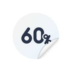 60% - Sticker