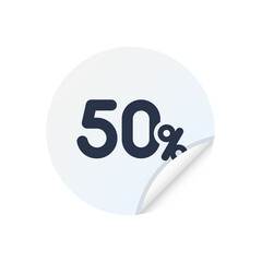 50% - Sticker