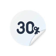 30% - Sticker