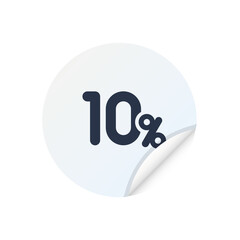 10% - Sticker