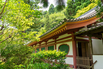 Summer view of Kyuanji temple in Ikeda, Osaka, Japan