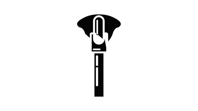Little zip icon animation simple best object on white