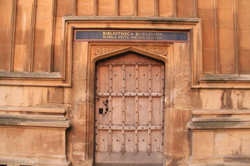 Old door at the University library
