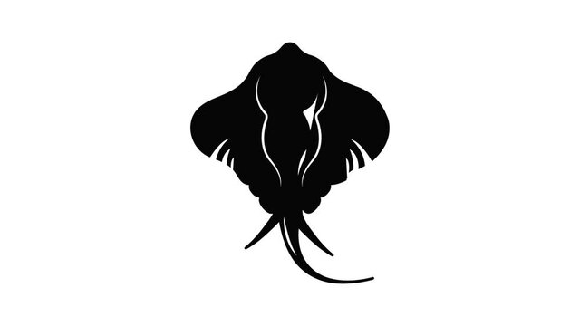 Stingray icon animation simple best object on white