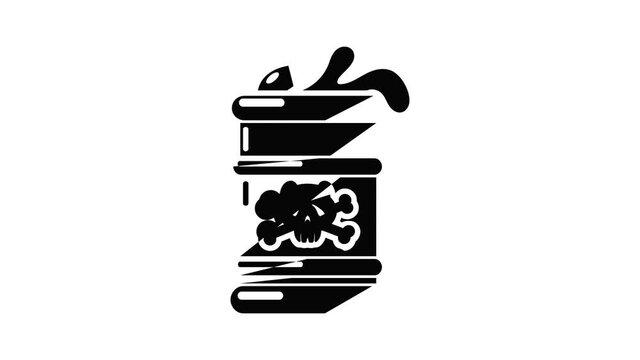 Barrel icon animation simple best object on white