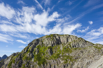 夏の穂高連峰 南岳