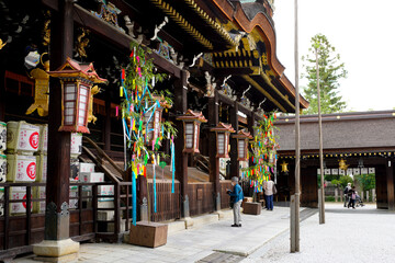 Kitano Tenmangu Shrine in Kyoto.