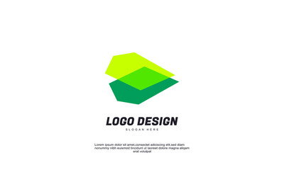 stock abstract creative company business finance professional icon logo template vector