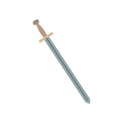 Icon on white background sword of ancient greece