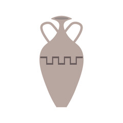 Icon on white background amphora of ancient greece