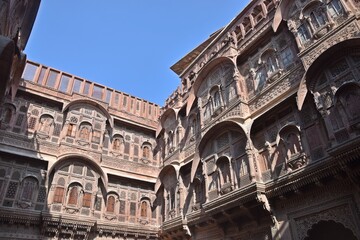 Obraz premium Mehrangarh fort,jodhpur,rajasthan,india
