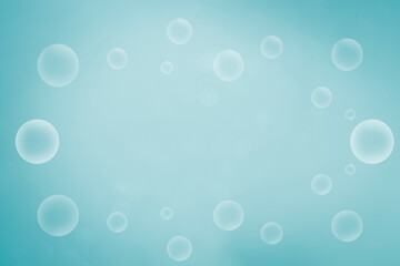 light blue gradient soft background with elegant round bubbles pattern