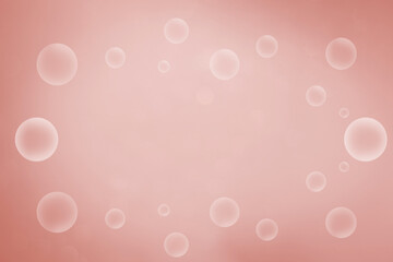 brown orange gradient soft background with elegant round bubbles pattern