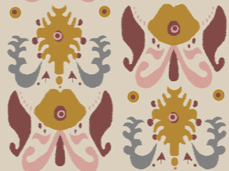 abstract seamless pattern with nice prints. Trendy hand drawn textures. Modern abstract design for paper, cover, fabric, interior decor and other users