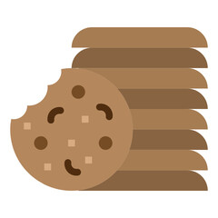 cookies flat icon