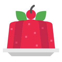 jelly flat icon