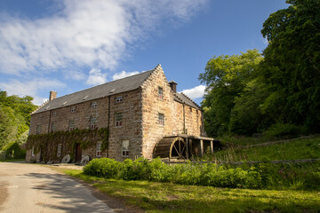 Fototapeta na wymiar The Victorian era Golspie Mill in the Scottish Highlands, UK