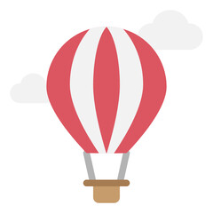 Fototapeta premium balloon flat icon