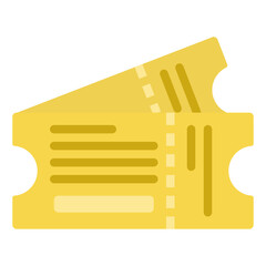 ticket flat icon