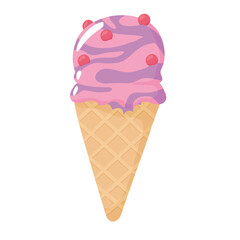 ice cream in cone