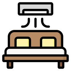 bed line icon