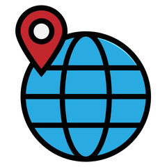 location line icon