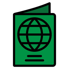 passport line icon