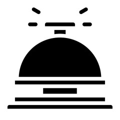 bell glyph icon