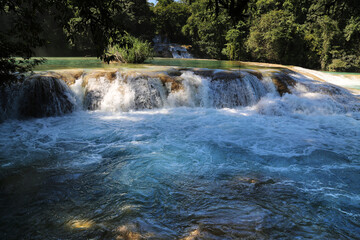 Waterfalls in Agua Azul National Park, Mexico