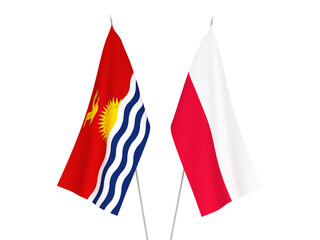 Republic of Kiribati and Poland flags